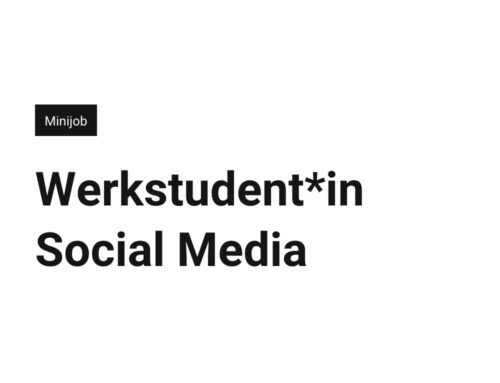 Werkstudent*in Social Media